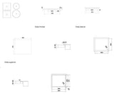 Parrilla de Induccion FALMEC INDUCTION HOB Negro, 58cm 220V