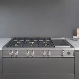 Parrilla a Gas - BERTAZZONI - PROF486GRTBXT Inoxidable, 48" - 120V