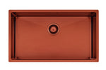 Tarja Tramontina Design Collection Quadrum de acero inoxidable con revestimiento de PVD oro rosa 70x40 cm
