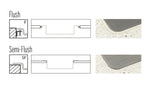 Tarja Tramontina Design Collection Quadrum 34 de acero inoxidable