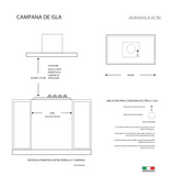 Campana Purificadora ADARAISLA.AC90 TECNOLAM.