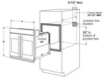 HORNO FRENCH DOOR EMPOTRADO ACERO INOXIDABLE CTS90FP2NS1 CAFÉ