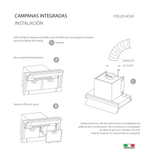 Campana extracción POLUX.AC60 TECNOLAM.