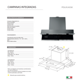 Campana extracción POLUX.AC60 TECNOLAM.