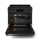 Estufa 36" GAS RANGE -BLACK - NAT GAS RSG36B THOR