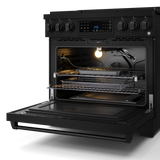 Estufa 36" GAS RANGE -BLACK - NAT GAS RSG36B THOR