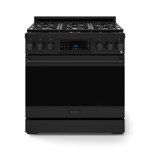 Estufa 36" GAS RANGE -BLACK - NAT GAS RSG36B THOR