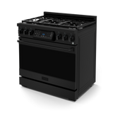 Estufas 36" GAS RANGE -BLACK - LP GAS RSG36BLP THOR