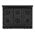 Estufas 36" GAS RANGE -BLACK - LP GAS RSG36BLP THOR