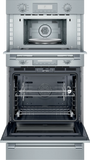 Horno combinado triple profesional de 30" con horno rápido y cajón caliente  PODMCW31W THERMADOR