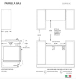 Parrilla NU604.AC TECNOLAM