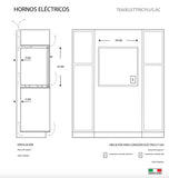 Horno Eléctrico TE60ELETTRICPLUS.AC TECNOLAM