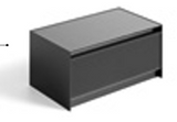 Campana Cubierta FALMEC MONOLITH Negro Satinado, 90cm 220V