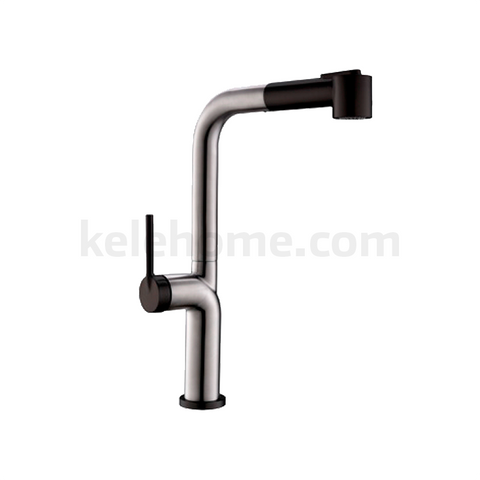 Monomando extraíble KSS1236-SS/BK KELE