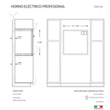 Microondas de convección 30” CM030 TECNOLAM.