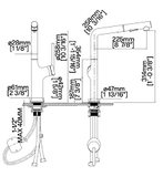 Monomando extraíble TEC685CH TECNOLAM.