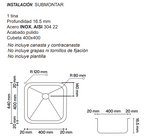 Tarja TEC425X425 TECNOLAM.
