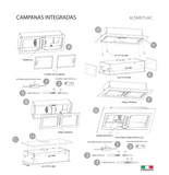 Campana purificadora ALTAIR75.AC TECNOLAM