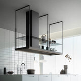 Campana Isla Techo FALMEC EUROPA 175 BLACK Negro, 175cm 220V
