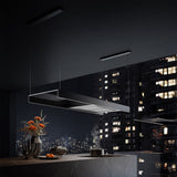 Campana Isla Suspendida FALMEC LIGHT Negro, 120cm 220V