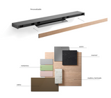 Campana Muro FALMEC SHELF Negro Mate, 120cm 220V