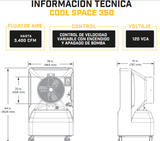 Enfriador Evaporativo Cool Space 350 Big Ass Fans