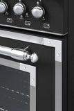 Estufa a Gas - BERTAZZONI - HER366BCFGMNET Serie Heritage, Negro Mate 36"