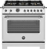 Estufa a Gas - BERTAZZONI - HER366BCFGMXT Serie Heritage,  Acero Inoxidable 36"