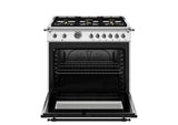 Estufa a Gas - BERTAZZONI - HER366BCFGMXT Serie Heritage,  Acero Inoxidable 36"