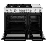 Estufa a Gas - BERTAZZONI - MAS486GGASNEV Serie Master, Negro 48"