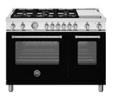 Estufa a Gas - BERTAZZONI - MAS486GGASNEV Serie Master, Negro 48"