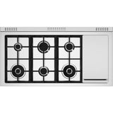 Estufa a Gas - BERTAZZONI - MAS486GGASNEV Serie Master, Negro 48"