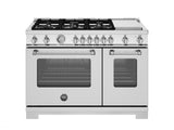 Estufa a Gas - BERTAZZONI - MAS486GGASXVLP Serie Master, Acero Inoxidable Versión LP 48"
