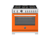 Estufa A Gas - BERTAZZONI - PRO366BCFGMART Serie Profesional, Naranja 36"