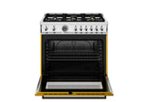 Estufa A Gas - BERTAZZONI - PRO366BCFGMGIT Serie Profesional, Amarillo 36"