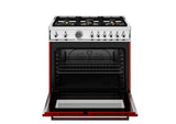 Estufa A Gas - BERTAZZONI - PRO366BCFGMROT Serie Profesional, Rojo 36"