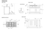 Estufa a Gas - BERTAZZONI - PRO486BTFGMXT Serie Profesional, Acero Inoxidable 48"