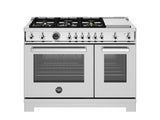 Estufa a Gas - BERTAZZONI - PRO486BTFGMXTLP Serie Profesional, Acero Inoxidable 48"