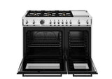 Estufa a Gas - BERTAZZONI - PRO486BTFGMXTLP Serie Profesional, Acero Inoxidable 48"