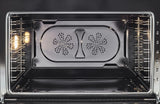 Estufa a Gas - BERTAZZONI - HER366BCFGMNG Serie Heritage, Negro/Oro 36"
