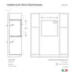 Horno  eléctrico SW030 TECNOLAM.