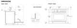 Estufa - Bertazzoni - MAS365GASXVLP Inoxidable, 36" - 110V