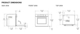 Horno Eléctrico - BERTAZZONI - PROF30FSEXT Inoxidable, 30" - 220V