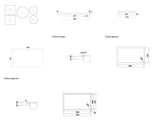 Parrilla de Induccion FALMEC INDUCTION HOB Negro, 90cm 220V