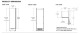 Congelador Panelable Reversible - BERTAZZONI - REF24FCBIPNV, 24" - 110V