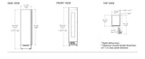 Cava de Vinos Panelable - BERTAZZONI - REF18WCBPRV, 18" - 110V
