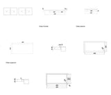 Parrilla de Induccion FALMEC INDUCTION HOB Negro, 88cm 220V