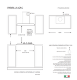 Campana purificadora PEGASO.AC90 TECNOLAM.