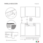 Parrilla de inducción TIH60.NE TECNOLAM.